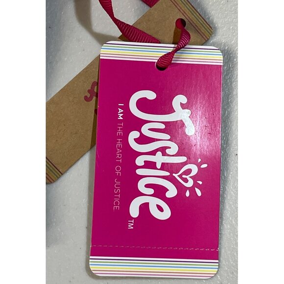 Justice Girls XL 16/18 One-Shoulder Cut-Out Swimsuit Rainbow Palm Print UPF 50+ - Picture 9 of 11